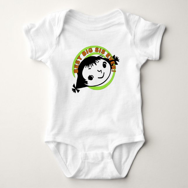 Camiseta Retro Melhor Irmã Nunca (Frente)