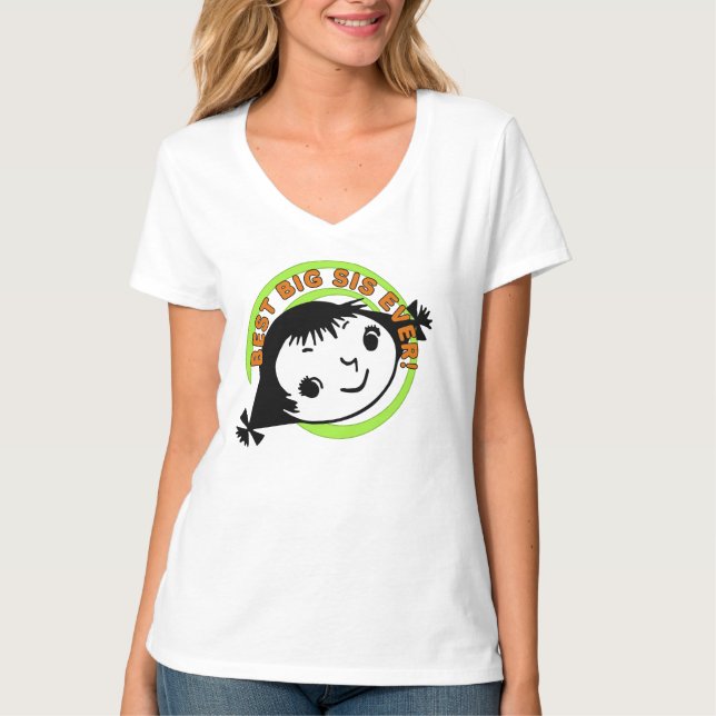 Camiseta Retro Melhor Irmã Nunca (Frente)