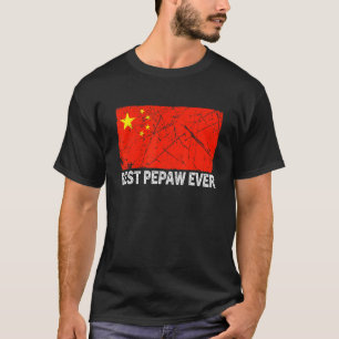 Camiseta Retrô Melhor Pepe De Todos Os Pais Da China Bandei