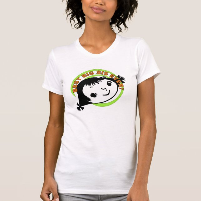 Camiseta Retro Melhor Sis Grande Nunca (Frente)
