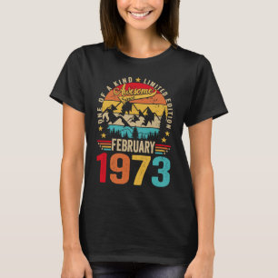 Camiseta Retro Mens 50º aniversário 50 anos fantástico feve
