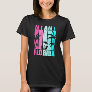 Camiseta Retro Miami Florida Beach Flórida FL Men Women Kid