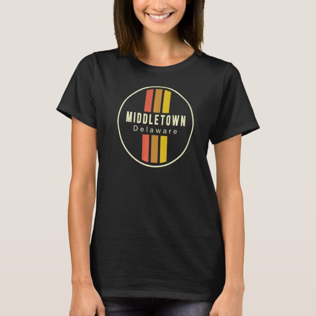 Camiseta Retro Middletown Delaware (Frente)