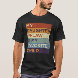 Camiseta Retro Minha Nora É Meu Filho Favorito Pai