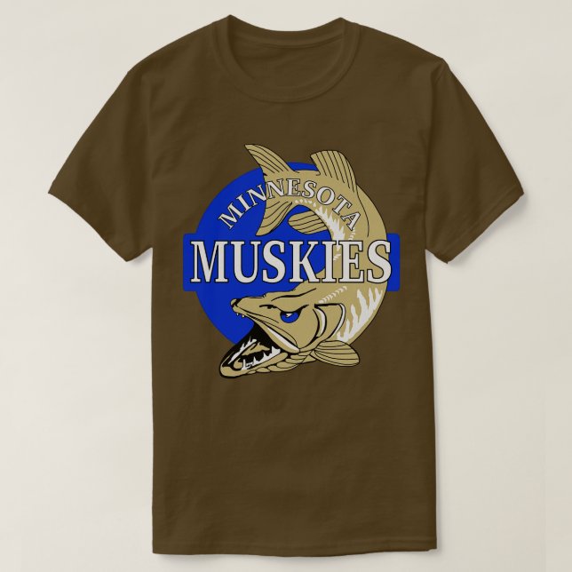 Camiseta Retro Minnesota Muskies ABA Basball 1967 TShirt (Frente do Design)