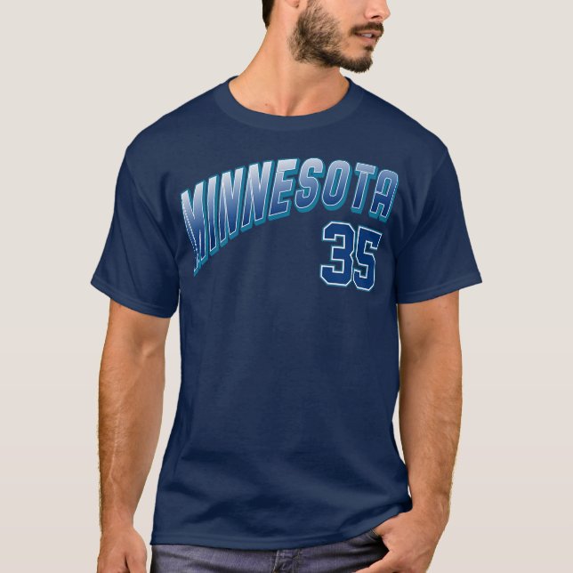 Camiseta Retro Minnesota Número 7 (Frente)