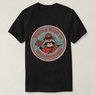 Camiseta Retro Mississauga Guaxinim Mountie