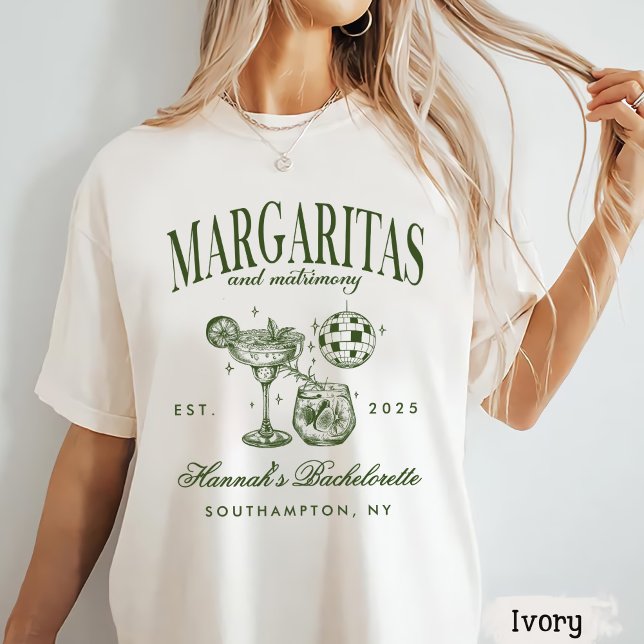 Camiseta Retro Moderno Margaritas e Matrimony Strike Bach (Criador carregado)