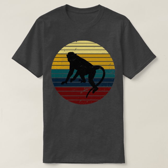 Camiseta Retro Monkey (Frente do Design)