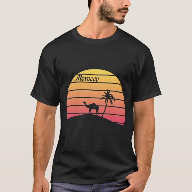 Camiseta Retro MOROCCO classic T-Shirt (Frente)