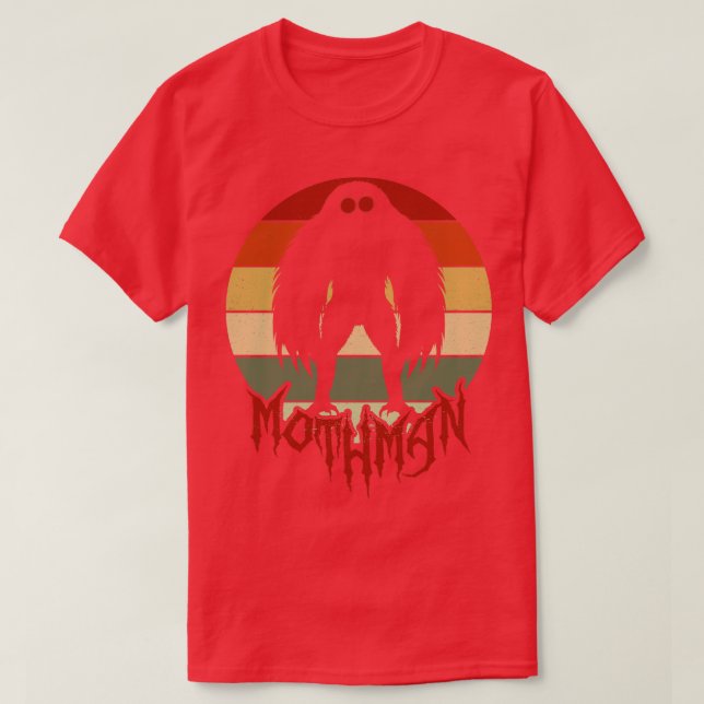 Camiseta Retro Mothman (Frente do Design)