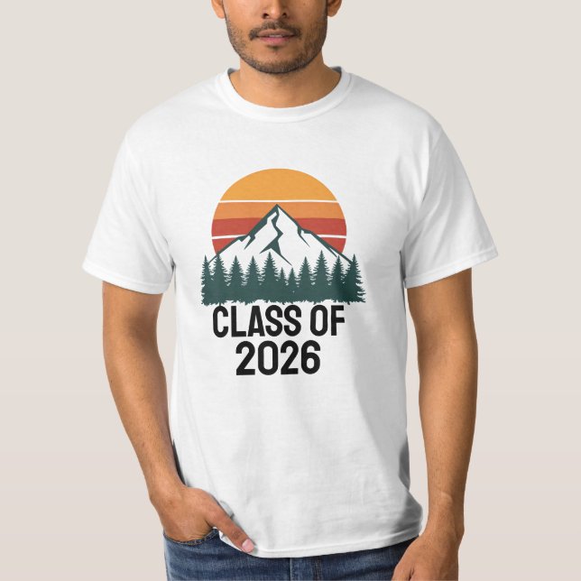 Camiseta Retro Mountain Adventure Peak  (Frente)