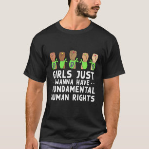 Camiseta Retro Mulheres Direitos Fundamentais Pro Escolha F