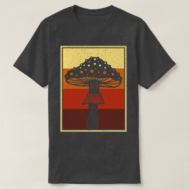 Camiseta Retro Mushroom (Frente do Design)