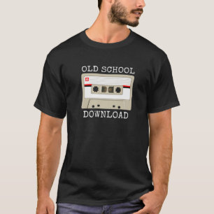 Camiseta Retro Music Tape Cassette Original Old School Down