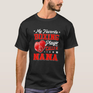 Camiseta Retro My Favorite Boxplayer Calls Me Nana