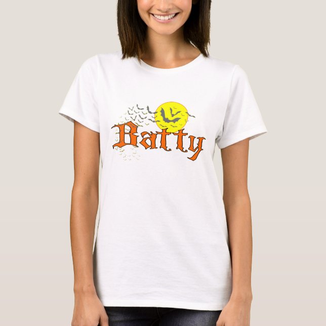 Camiseta Retro Mystique, Bat Symphony Unlease - Batty T-sh (Frente)