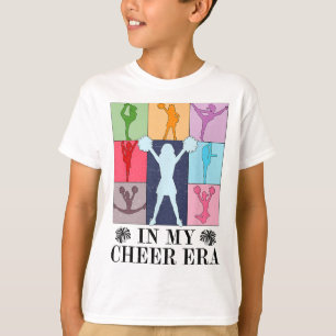 Camiseta Retro Na Minha Era de Cheer Líder de Torcida Femin