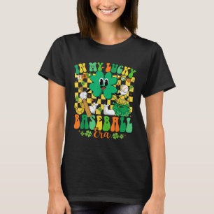 Camiseta Retro Na Minha Sortuda Base De Patrick Do Dia Da R