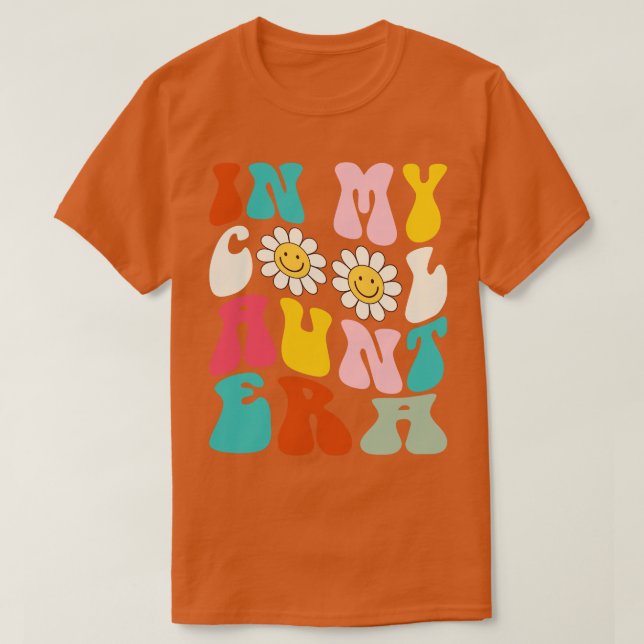 Camiseta Retrô Na Minha Tia Legal Legal Para A Tia Antígua (Frente do Design)