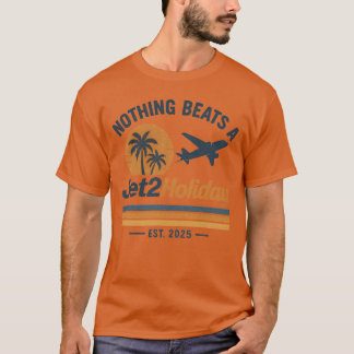 Camiseta Retro Nada Supera Umas Férias Jet2 Design Vintage