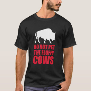 Camiseta Retro Não Faça Carinho Nas Vacas Fofas Retro Vinta