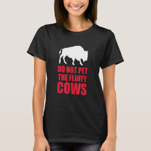 Camiseta Retro Não Faça Carinho Nos Bois Fofos Retro Vintag