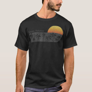 Camiseta Retro Nassau Bahamas Beach Sunset