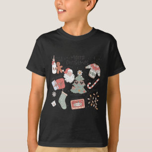 Camiseta Retro Natal Papai Noel Cookie Feia Natal
