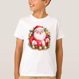 Camiseta Retrô Natal Papai Noel Feliz Papais noeis de Natal