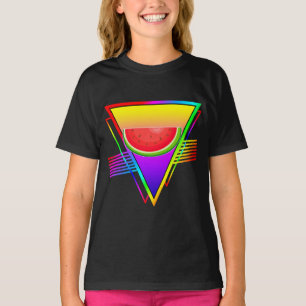 Camiseta Retro Neon Watermelon