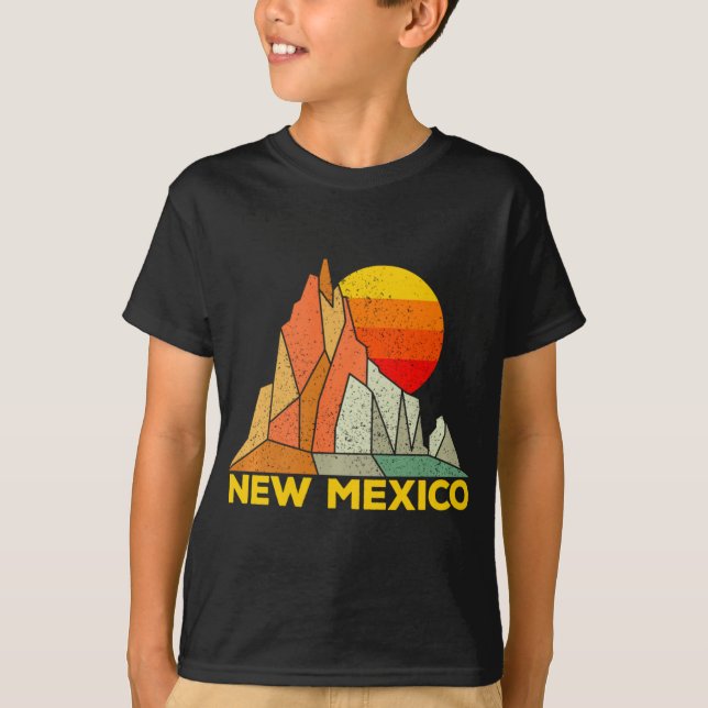 Camiseta Retro New Mexico Gift For People From New Mexico L (Frente)