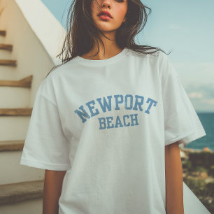 Camiseta Retro Newport Beach Unisexo