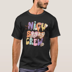 Camiseta Retro NICU Boo Crew Neonatal ICU Enfermeira Hallow