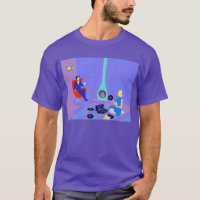 Retro nivelando em casa o t-shirt