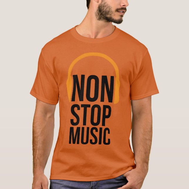 Camiseta Retro NonStop Music 70s (Frente)