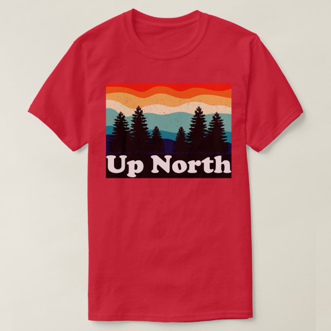 Camiseta Retro Norte Superior (Frente do Design)