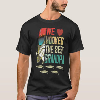 Camiseta Retro Nós Adoramos Ter Ligado O Melhor Vovô Pescad