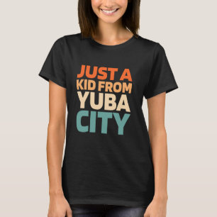 Camiseta Retrô-Nos City American Apenas Um Criança Da Calif