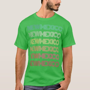 Camiseta Retrô - NOVA Família de Estado Doméstico do MÉXICO