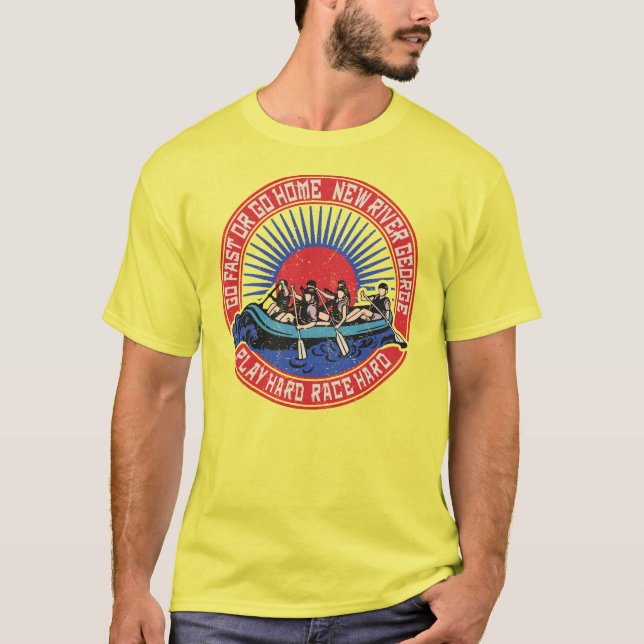 Camiseta Retro Novo Rio George Rafting (Frente)