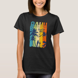 Camiseta Retro Oahu 2023 Férias Familiares Havaianas Corres