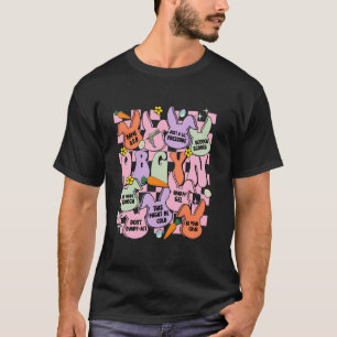 Camiseta Retro OBGYN Páscoa Obstetra Ginecologista Enfermei