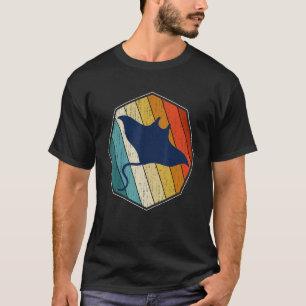 Camiseta Retro Ocean Animal Stingray Manta Ray