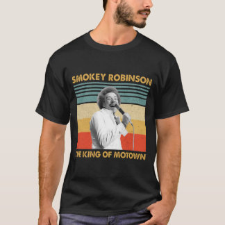 Camiseta Retro Oferece Robinson De Fumo O Rei De Motown