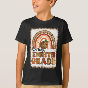 Camiseta Retro Oh Hey Oitava Série Boho Arco-Íris Primeiro