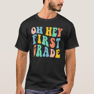 Camiseta Retro Oh Primeiro Grau De Volta À Classe 1rua Da E