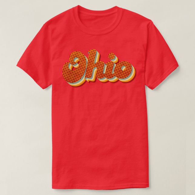 Camiseta Retro Ohio (Frente do Design)