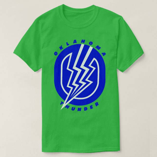 Camiseta Retro Oklahoma Thunder AFA 41982 (Frente do Design)