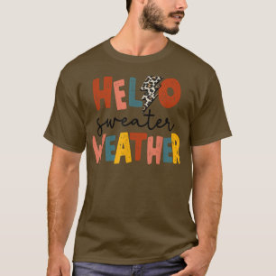 Camiseta Retro Olá Sweater Weather Bolt Feliz F